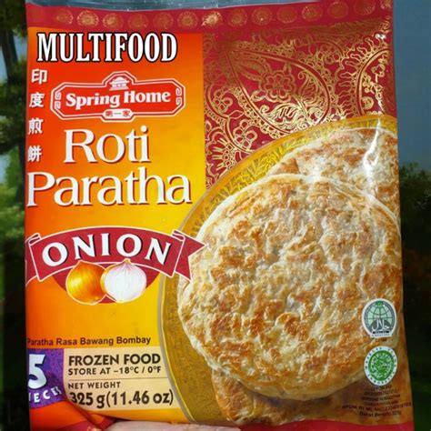 Jual Roti prata paratha spring home / roti maryam impor singapore halal ...