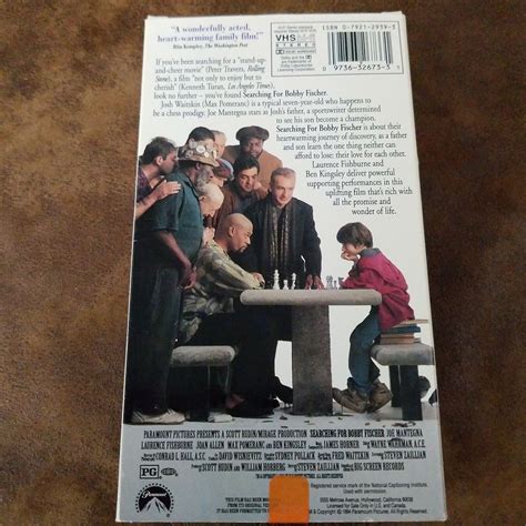 Searching for Bobby Fischer (VHS, 1994) Ben Kingsley Laurence Fishburne 97363267331 | eBay