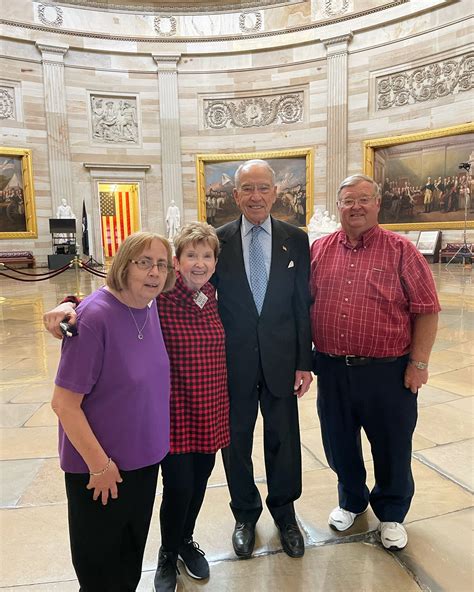 Chuck Grassley on Twitter: "Met the Knause family from Muscatine while ...