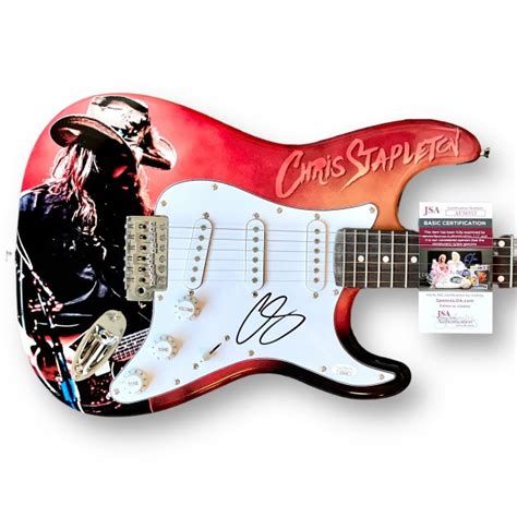 Chris Stapleton Signed Custom Wrapped Electric Guitar - CharityStars