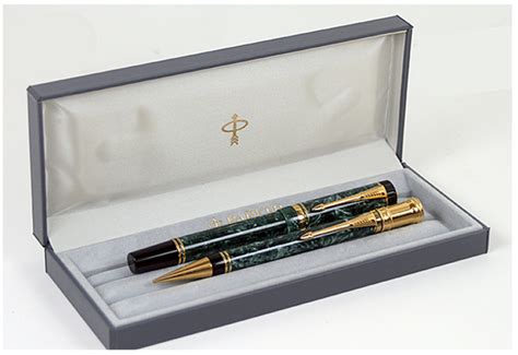 GoPens.com | Parker Duofold International Rollerball & Pencil Set