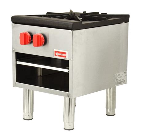 Single Gas Stock Pot Range with 100,000 BTU – Omcan