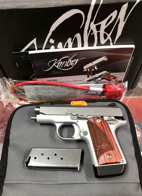 Kimber Micro 9 Stainless Rosewood W/ 2 Magazines - For Sale - New ...