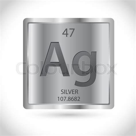 Vector stock of silver square with ... | Stock vector | Colourbox