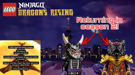 LEGO Ninjago LEAKS! Dragons Rising Season 2 Set descriptions! - Full Overview! - YouTube