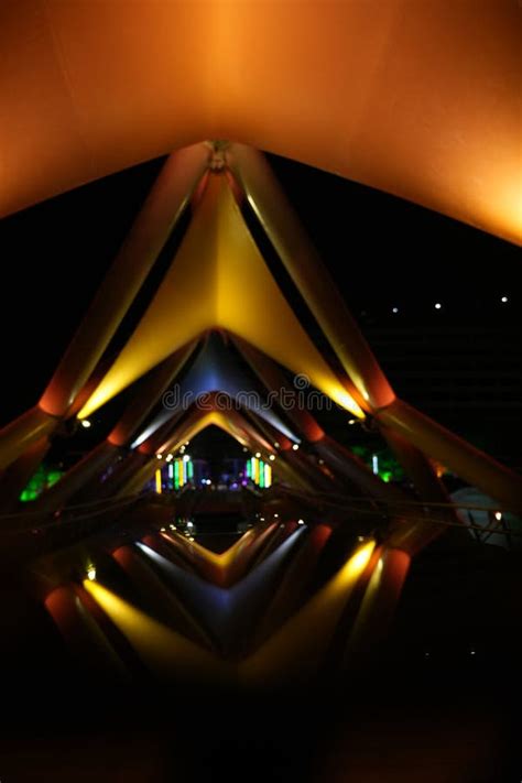 Atal Bridge Night Time in Ahmedabad, Gujarat Stock Photo - Image of ...