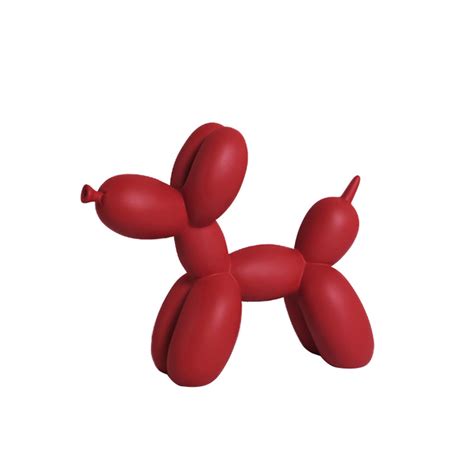 Balloon Dog Sculpture (Solid Baby Blue) - Balloon Mutt Sculpture ...