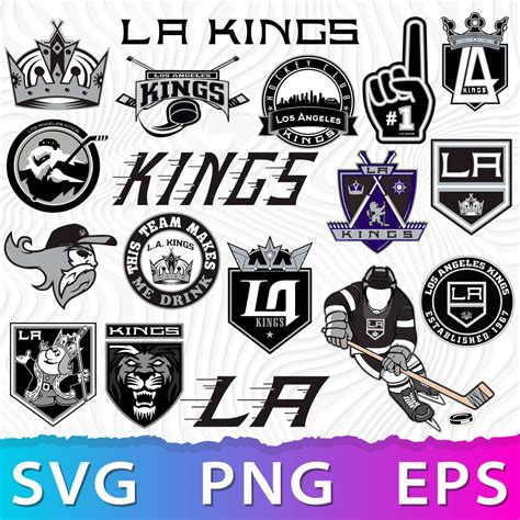 Los Angeles Kings Logo SVG, LA Kings PNG, LA Kings Hockey, K - Inspire Uplift