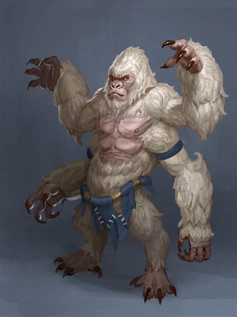 ArtStation - Gorilla Monster!, Matthew Park | Fantasy character design, Mythical creatures art ...