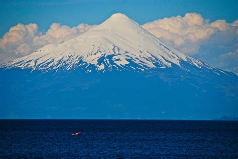 Lake Llanquihue and Osorno volcano. Chile. | Osorno, Chile