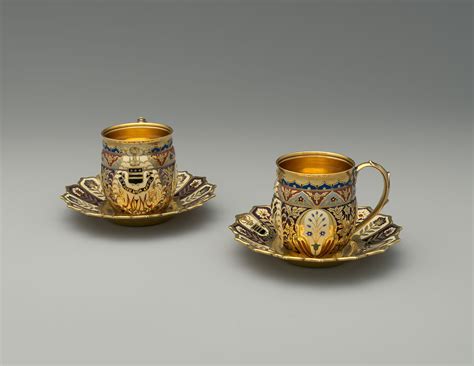 Tiffany & Co. | Two cups and saucers from the Mackay Sevice | American | The Metropolitan Museum ...