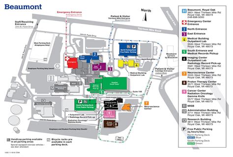 Beaumont Royal Oak Map - United States Map States District