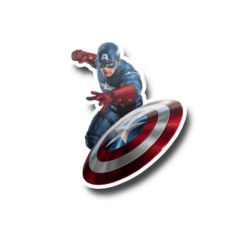 Captain America Sticker – Acid Ink Designs