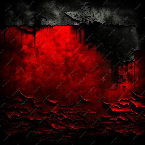 Premium AI Image | Old paper texture black and blood red background