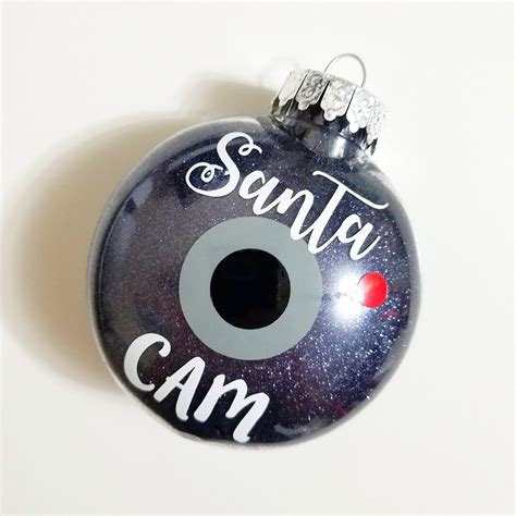 santa cam ornament by alittleladyandme | Glitter | Pinterest | Gifts ...