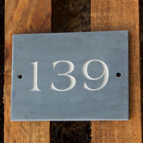 Slate House Numbers Signs | The Sign Maker Shop