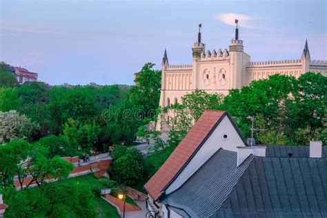 Lublin Castle, Poland Landmark in Historical Center Stock Image - Image ...