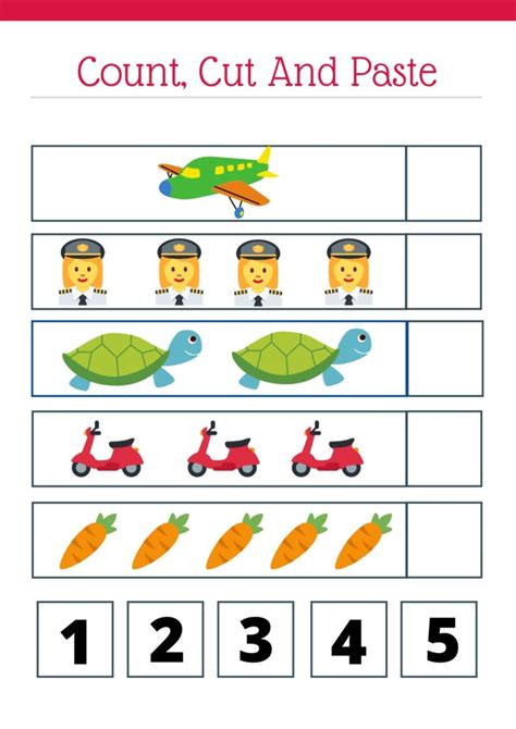 Printable Cut And Paste Worksheets