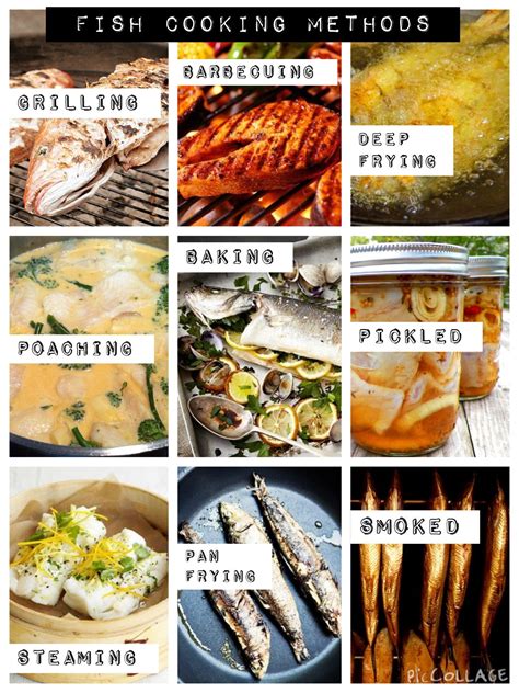 Fish Cooking Methods | Cooking, Nutrition recipes, Food tech