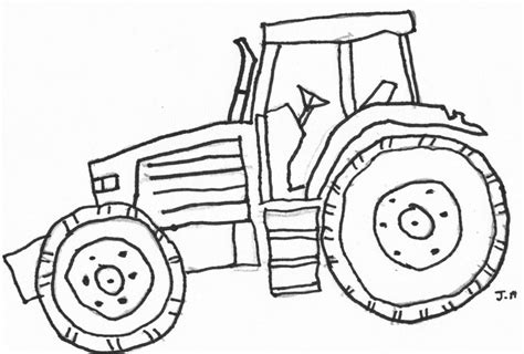 John Deere Tractor Coloring Pages - Coloring Home