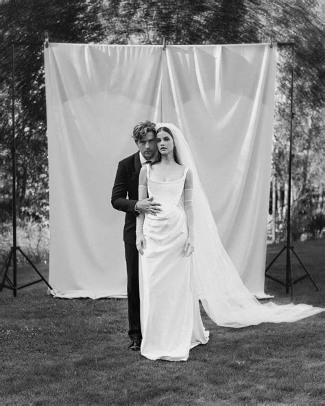 Official wedding pictures of Dylan Sprouse and Barbara Palvin by Vogue Weddings : r/Fauxmoi