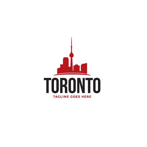 Toronto Skyline logo or icon design 7342195 Vector Art at Vecteezy