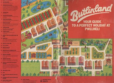 Pwllheli Butlins map | Butlins holidays, Butlins, Childhood memories