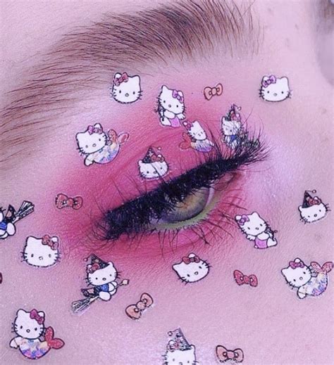 @cupidsqu1ver | Hello kitty makeup, Cute makeup, Hooded eye makeup tutorial