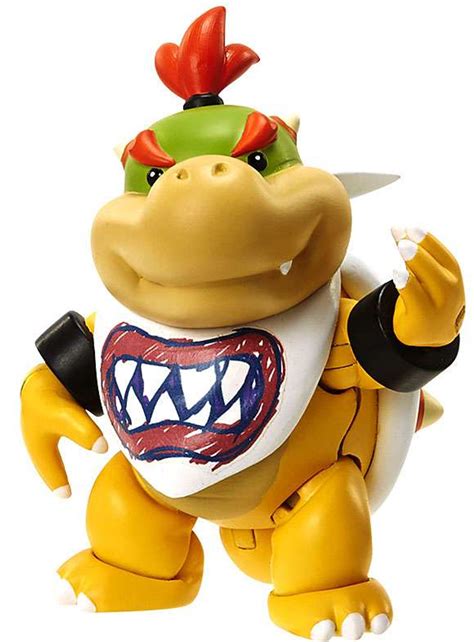 World of Nintendo Super Mario Bowser Jr. 4 Action Figure Includes Bob-omb RANDOM Package, Same ...