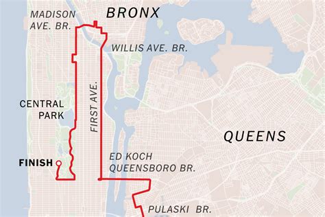 Nyc Marathon Route Map