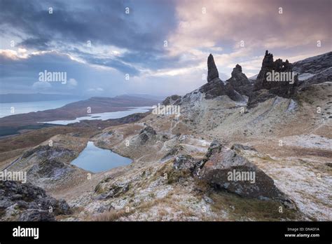 Winter scene at the Old Man of Storr, Isle of Skye, Scotland. Winter Stock Photo: 64629078 - Alamy