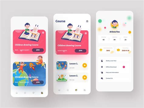 Child education App Design by YueYue🌙 for Top Pick Studio on Dribbble ...