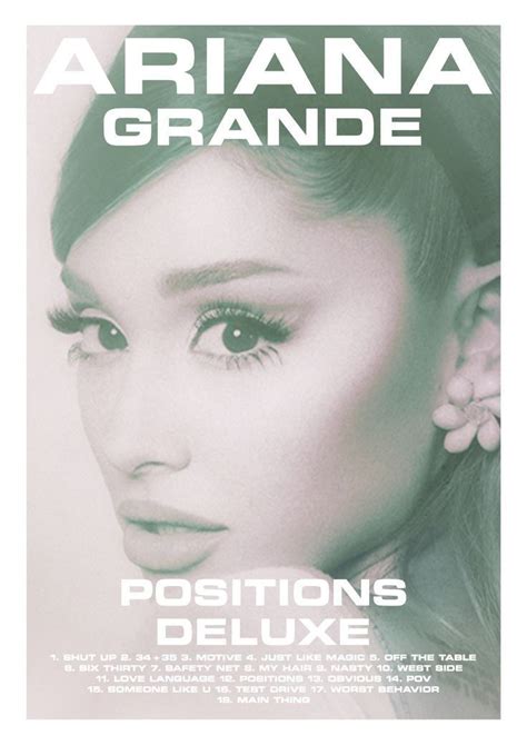 Cute Poster, New Poster, Music Poster, Poster Wall Art, Poster Prints, Ariana Grande Album ...