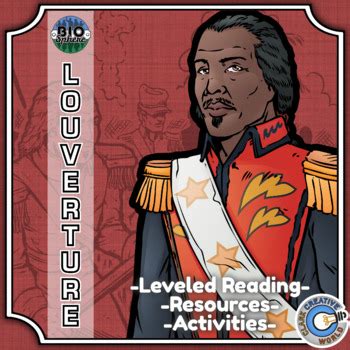 Toussaint Louverture Biography - Reading, Digital INB, Slides & Activities