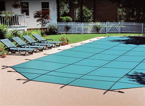 Solid & Mesh Winter Safety Pool Covers - Latham Pool