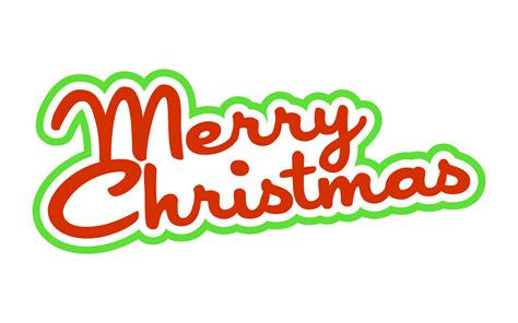 Merry Christmas text font graphic 553084 Vector Art at Vecteezy