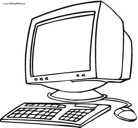 Computer Coloring Sheets For Kids Coloring Pages