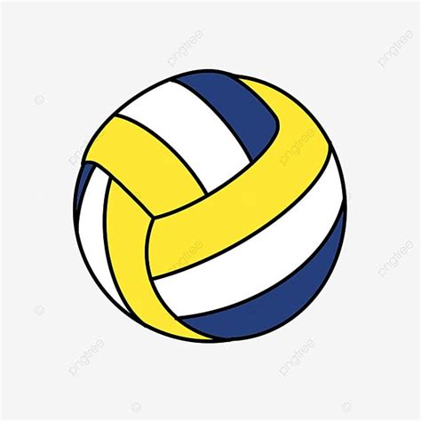 Volleyball Yellow Clipart Hd PNG, Blue Yellow White Volleyball Clip Art, Volleyball Clipart ...