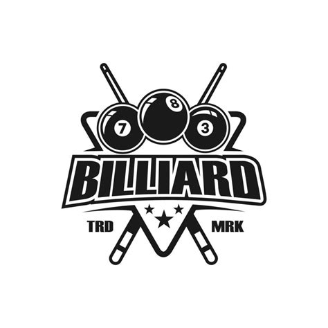 Billiards logo design vector. Sport labels for poolroom. Billiards club ...