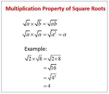 Multiply Squares Roots (Radicals)(solutions, examples, videos)