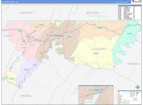 Allegany County Md Map - New York Zip Code Map