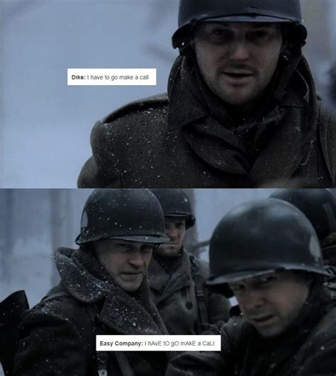 netflix trash — band of brothers + incorrect quotes (text from... | Band of brothers quotes ...