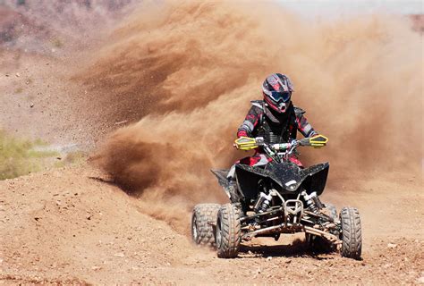 A Four Wheeler Racer Practices at SARA Park Photograph by Derrick Neill ...