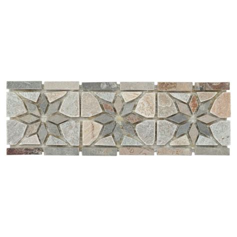 Alpha Slate Border | Slate Borders and Bullnose | Decorative tile, Floor decor, Mosaic tile ...