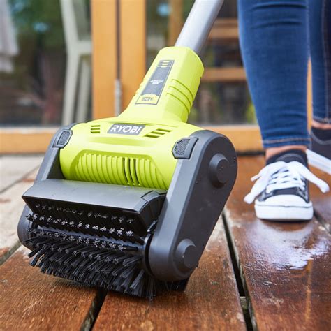 Ryobi ONE+ Patio Cleaner with Scrubbing Brush 18V RY18PCB-0 Tool Only