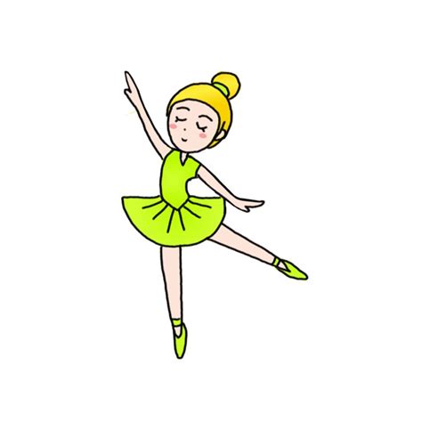 How to Draw a Dancing Girl - Step by Step Easy Drawing Guides - Drawing ...