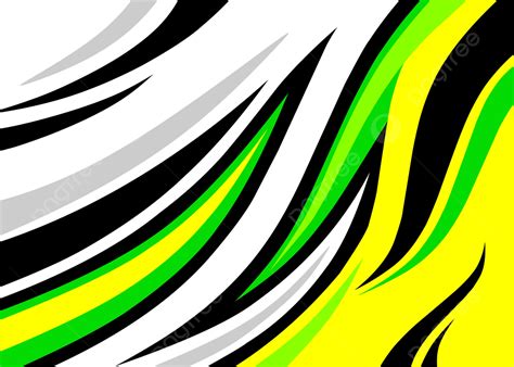 Abstract Racing Stripes With Yellow Green White Black And Grey Background Free Vector, Racing ...