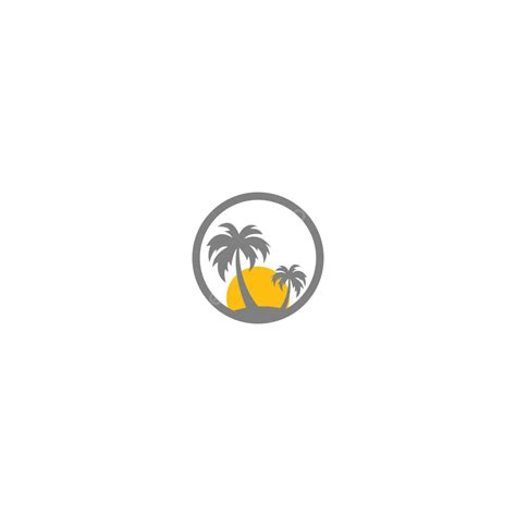 Palm Beachvitamin Logo Konsep Pantai Hijau Laut Vektor, Laut, Hijau, Pantai PNG dan Vektor ...