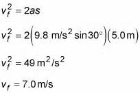 Finding the Velocity of an Object Moving along an Inclined Plane - dummies