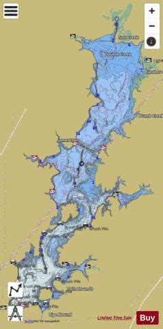 Oologah Lake (Fishing Map : US_TU_OK_01096287) | Nautical Charts App